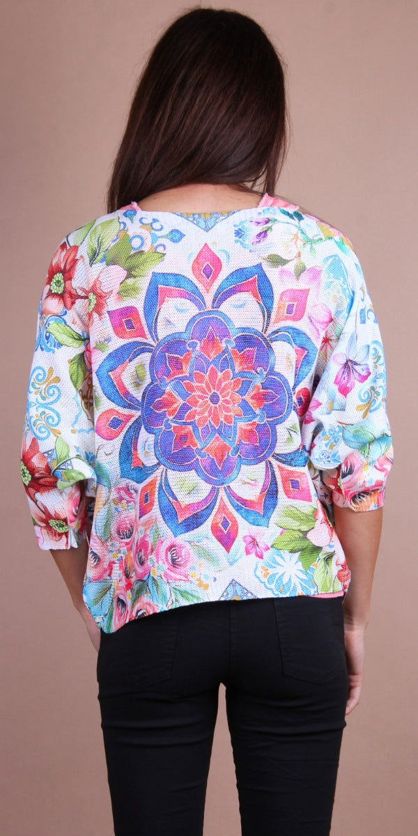 Mandala Batwing Sweater