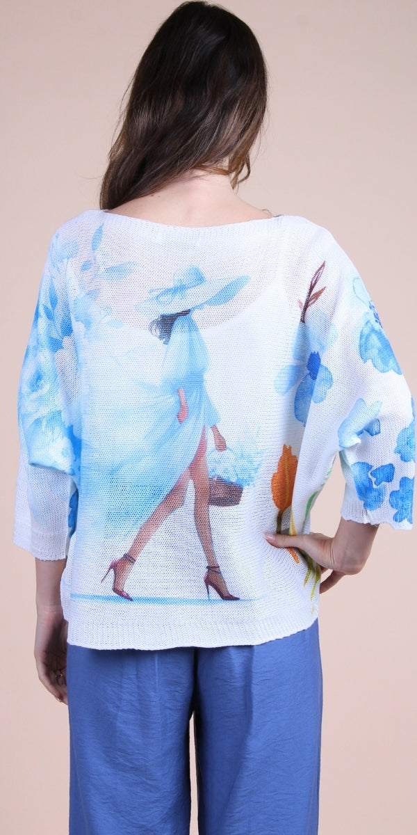 Donna Fiora Batwing Sweater