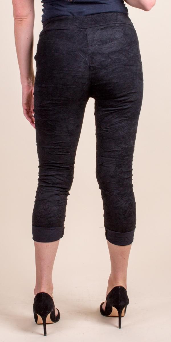 Lanza Tie-Waist Pants - Gigi Moda - Made in Italy # Butterfly, COMFY PANTS, Cropped pants, faux suede, gigi moda, gigi moda. made in italy, Gold, Italian pant, Made in Italy, Metallic, metallic shine, Pants, STRETCHY PANT, Tie waist