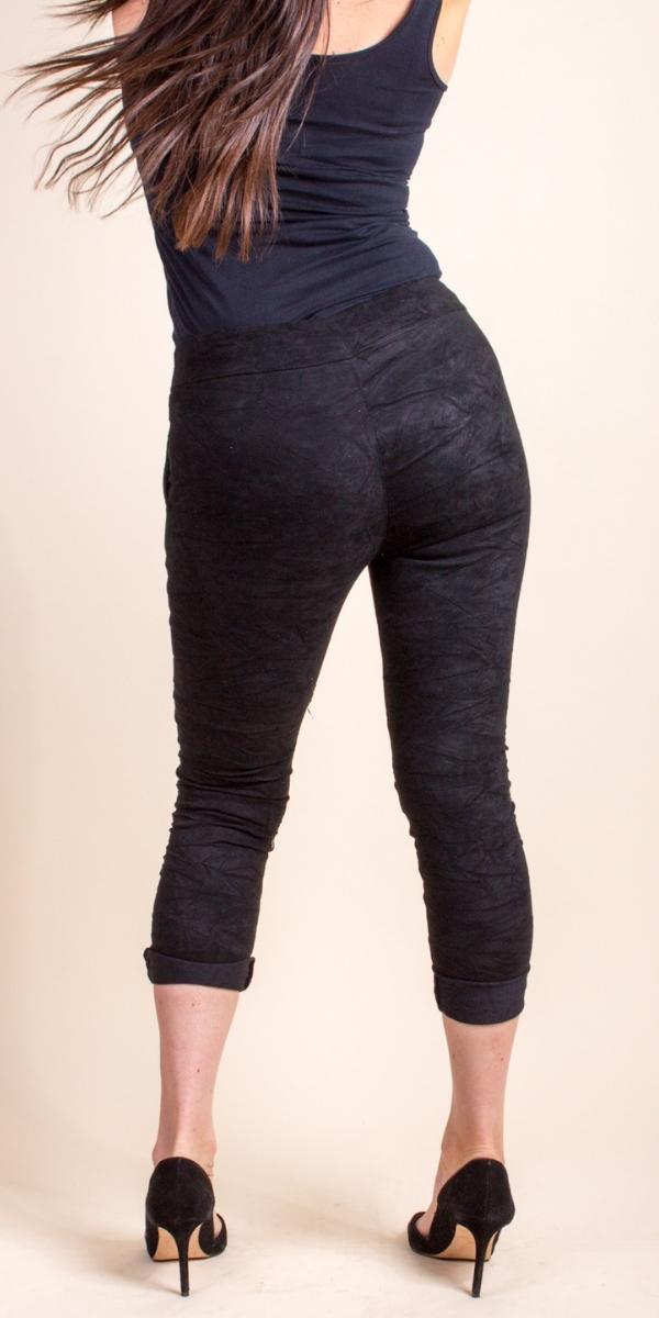 Grazina Tie-Waist Pants - Gigi Moda - Made in Italy # COMFY PANTS, Cropped pants, faux suede, gigi moda, gigi moda. made in italy, Gold, Italian pant, Made in Italy, Metallic, metallic shine, Pants, STRETCHY PANT, Tie waist