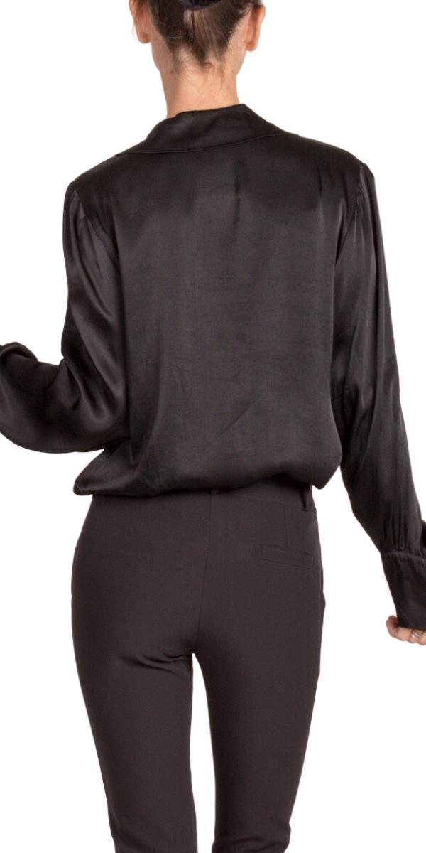 Gia Satin Top - Gigi Moda - Made in Italy # button down, collared, Gigi Moda, italian apparel, italian brand, Italian Clothing, italian shirt, Made in Italy, online shopping, OS, Satin, satin top, shop gigi moda, Top