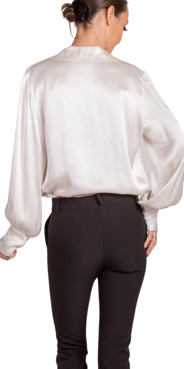 Gia Satin Top - Gigi Moda - Made in Italy # button down, collared, Gigi Moda, italian apparel, italian brand, Italian Clothing, italian shirt, Made in Italy, online shopping, OS, Satin, satin top, shop gigi moda, Top