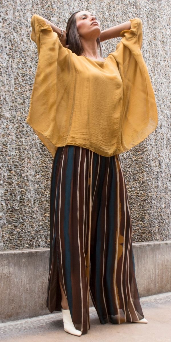 Jasmin Rigata Slit Pant