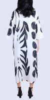 Esotico Duster - Gigi Moda - Made in Italy # Cardigan, duster, Gigi Moda, Jacket, Made in Italy, maxi cardigan, OS, Pockets, side slit, tribal print