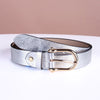 Lunetta Metallic Leather Belt