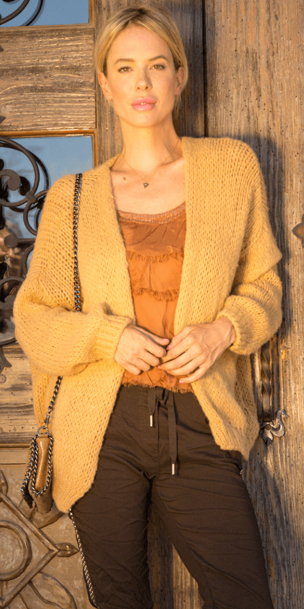 Soffice Knit Cardigan - Gigi Moda - Made in Italy # Cardigan, comforatable fit, Gigi Moda, Jackets, Knit, made in italy, shop gigi moda, womans clothing