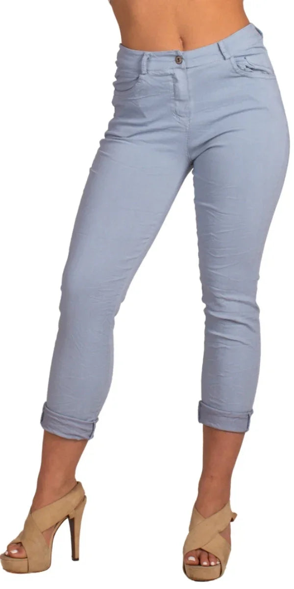 Antonella Pants - Gigi Moda - Made in Italy # comfy pant, fall, free shipping, Gigi Moda, Made in Italy, Pants, spring, summer, washable, zipper pant