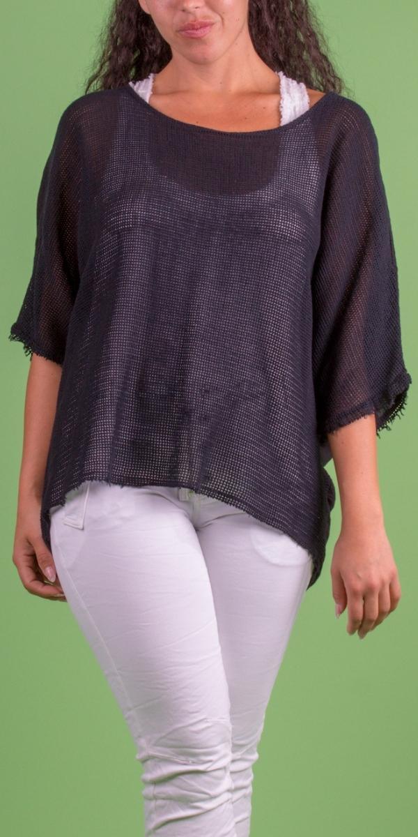 Calandra Linen Kaftan - Gigi Moda - Made in Italy # Blouse, cotton, fish net, Gigi Moda, gigi moda. made in italy, italian top, K9203, kaftan, linen, Made in Italy, OS, resort, resort wear, Top, washable