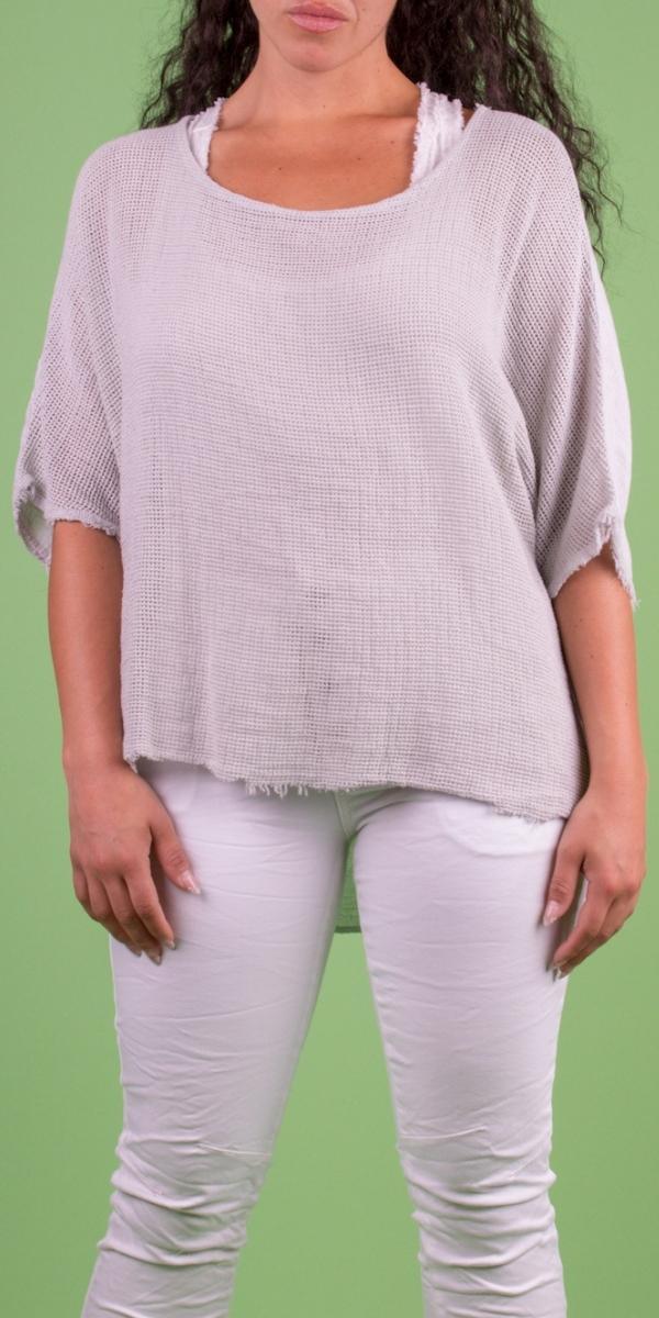 Calandra Linen Kaftan - Gigi Moda - Made in Italy # Blouse, cotton, fish net, Gigi Moda, gigi moda. made in italy, italian top, K9203, kaftan, linen, Made in Italy, OS, resort, resort wear, Top, washable