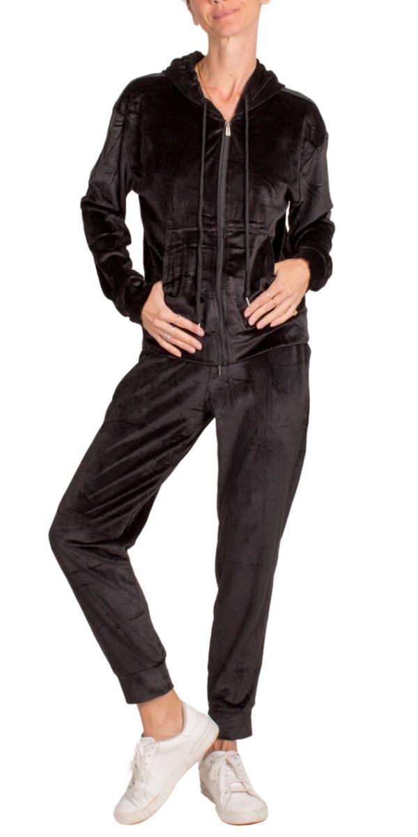 Velour Tracksuit Set - Gigi Moda - Made in Italy # 2 piece, elastic waist, elastic waistband, Gigi Moda, hoodie, italian top, jogger, Made in Italy, matching set, Pants, resort wear, tracksuit, velour