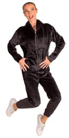 Velour Tracksuit Set - Shop Gigi Moda - Made in Italy # 2 piece, elastic waist, elastic waistband, Gigi Moda, hoodie, italian top, jogger, Made in Italy, matching set, Pants, resort wear, tracksuit, velour