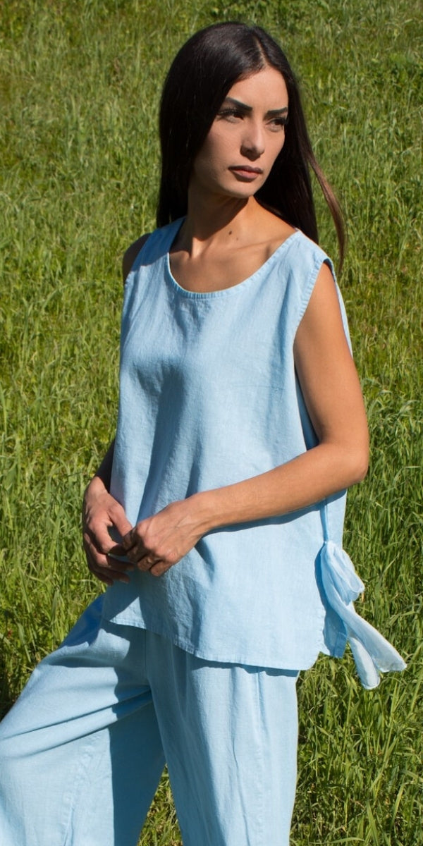 Fiocco Linen Top