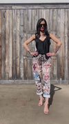 Geniviv Texas Longhorn Print Pant