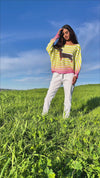 Daria Batwing Sweater with Bassotto Print