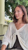 Modular Batwing Knit Top