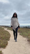 Affetto Knit Poncho