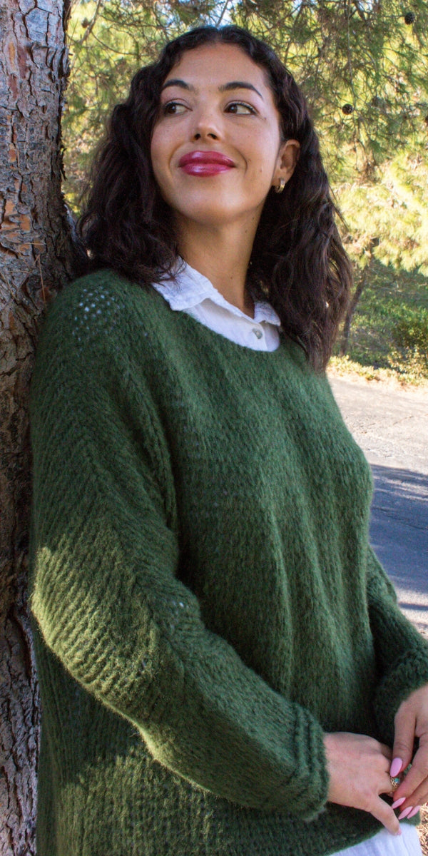 Romelia Sweater - Gigi Moda - Made in Italy # batwing, comforatable fit, Gigi Moda, high low, Knit, knit sweater, made in italy, maxretail, shop gigi moda, Sweater, womans clothing