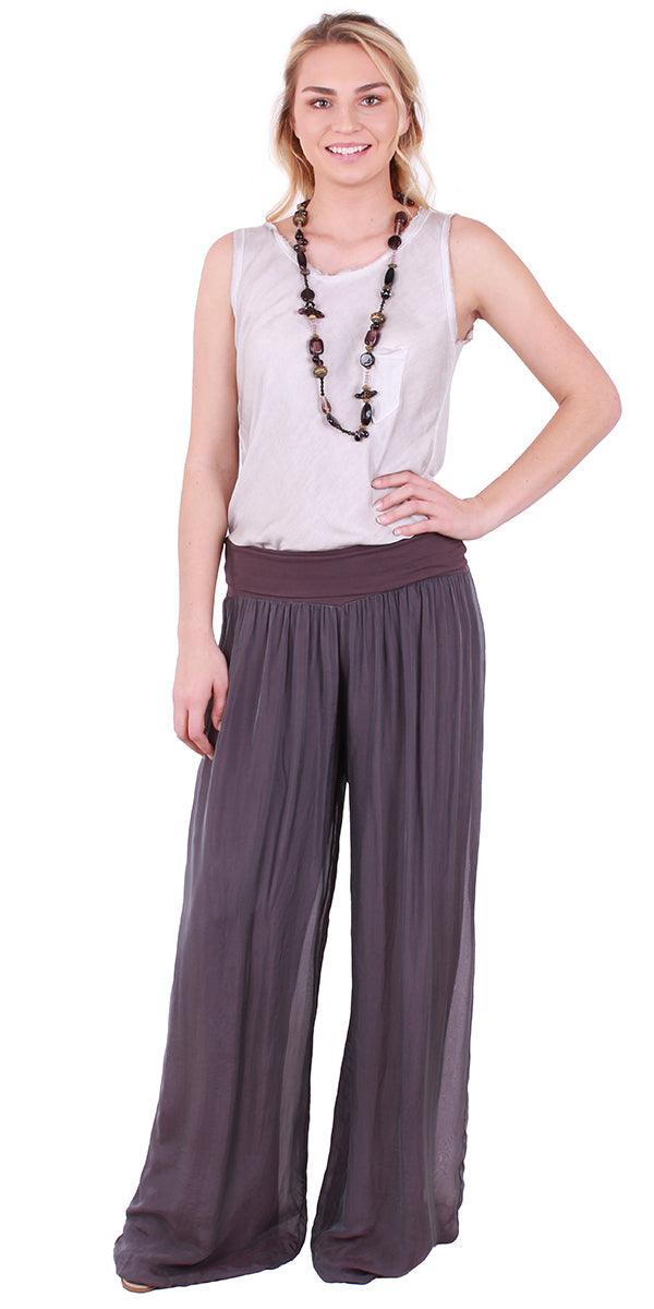 Aspen Pant - Gigi Moda - Made in Italy # 9992, Balloon Hem, balloon pants, feminine, flowy, Gigi Moda, Made in Italy, palazzo, resort, resort wear, spring, summer, woman, women clothes