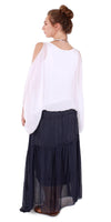 Solima Long Tiered Skirt