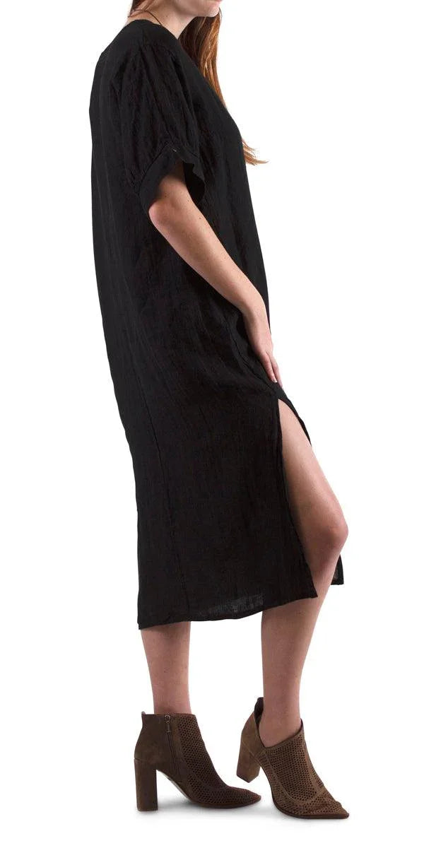 Matera Linen Dress Gray Matera Linen Dress Gray