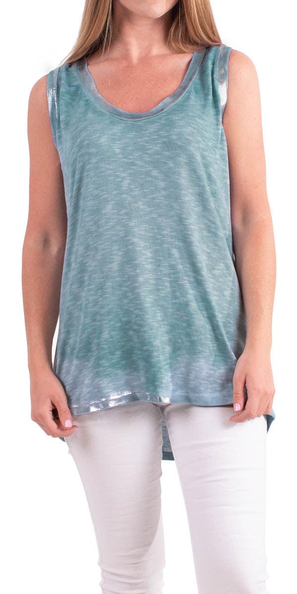 Lunia Tank - Gigi Moda - Made in Italy # beach, comfy top, flowing, Gigi Moda, italian tank, Made in Italy, one size, Top, viscose, washable, womens fashion