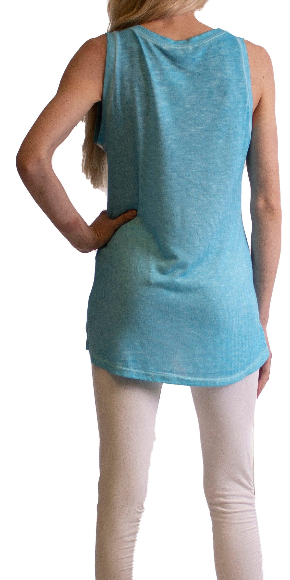 Lunia Tank - Gigi Moda - Made in Italy # beach, comfy top, flowing, Gigi Moda, italian tank, Made in Italy, one size, Top, viscose, washable, womens fashion