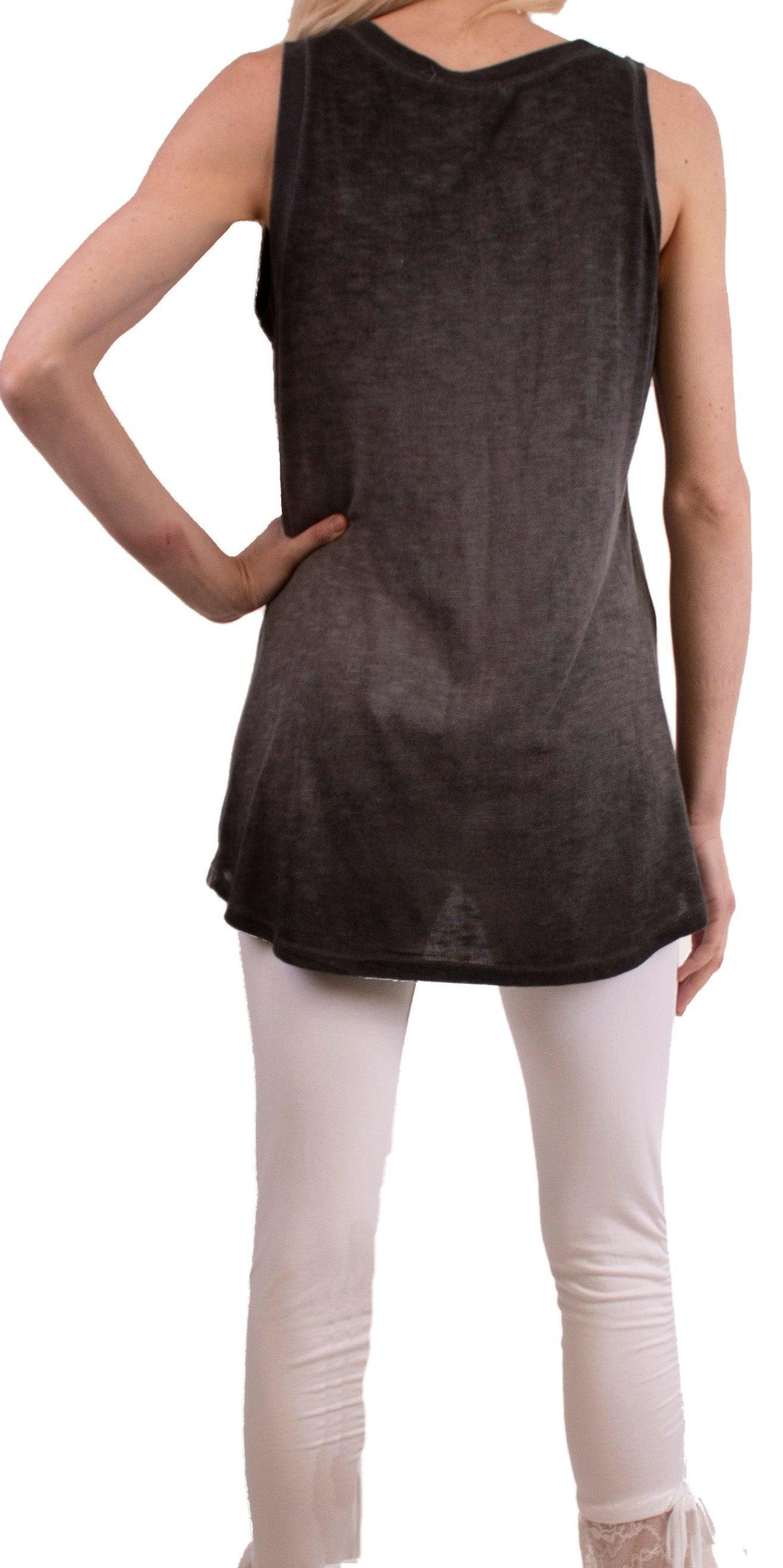 Lunia Tank - Gigi Moda - Made in Italy # beach, comfy top, flowing, Gigi Moda, italian tank, Made in Italy, one size, Top, viscose, washable, womens fashion