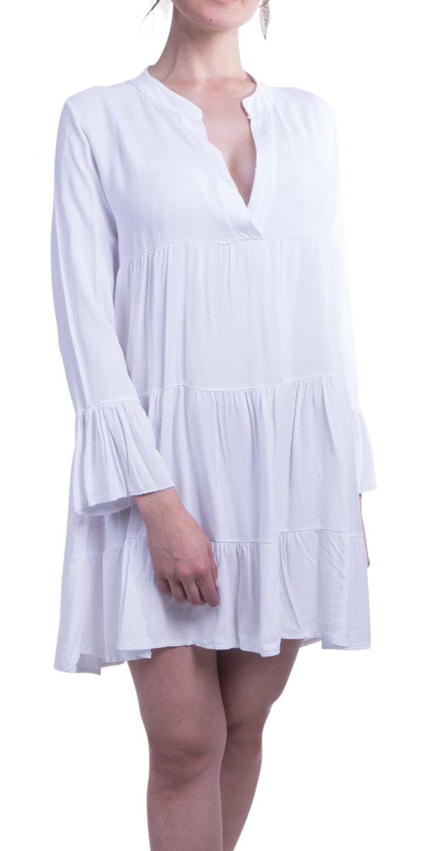 Romina Dress - Gigi Moda - Made in Italy # Bell sleeve, Cotton, Dress, Gigi Moda, Made in Italy, OS