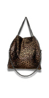 The Leopard Fiona - Shop Gigi Moda - Made in Italy # Chains, Handbag, Leather, Leopard Print, Made in Italy, Purse