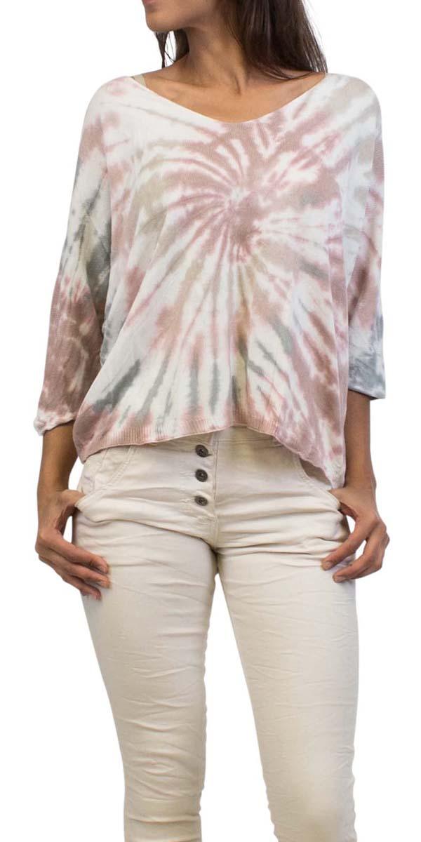 Petunia Tie Dye Sweater - Gigi Moda - Made in Italy # Gigi Moda, italian apparel, italian boutique, italian brand, italian clothes, Italian Clothing, Made in Italy, one size, online shopping, OS, shop gigi moda