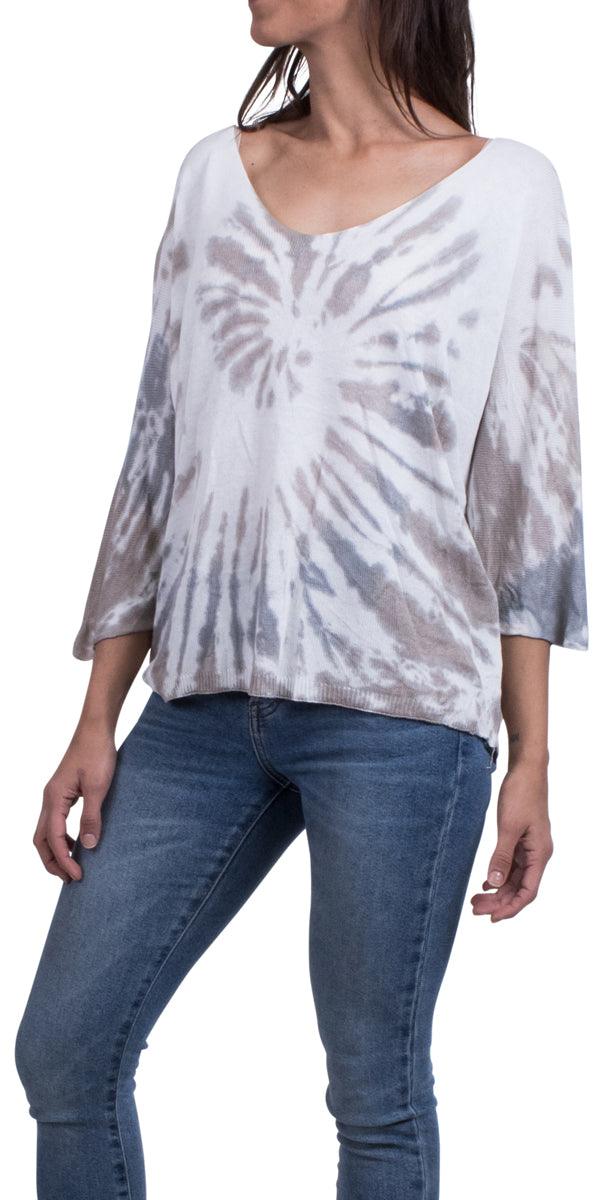 Petunia Tie Dye Sweater - Gigi Moda - Made in Italy # Gigi Moda, italian apparel, italian boutique, italian brand, italian clothes, Italian Clothing, Made in Italy, one size, online shopping, OS, shop gigi moda