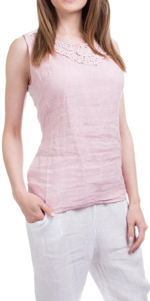 Lolly Top - Gigi Moda - Made in Italy # 100% Linen, Gigi Moda, Linen, Made in Italy, OS, Top