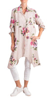 Livia Floral Linen Tunic