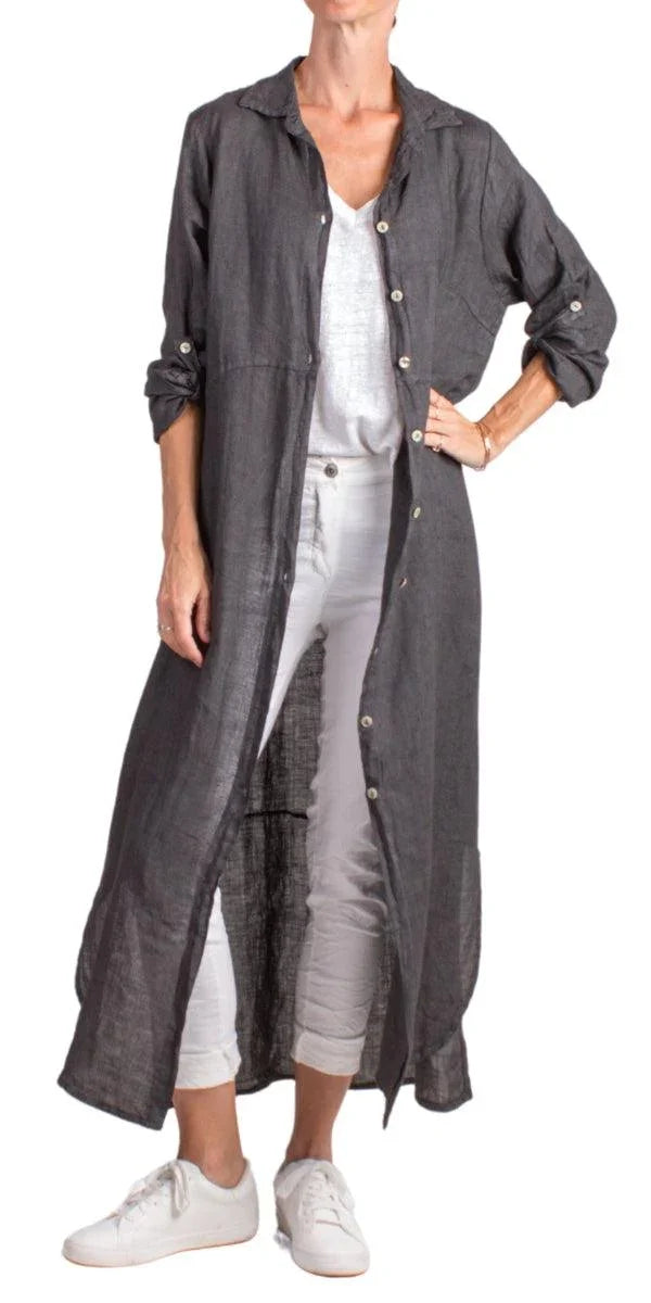 donata maxi dress Donata Linen Dress