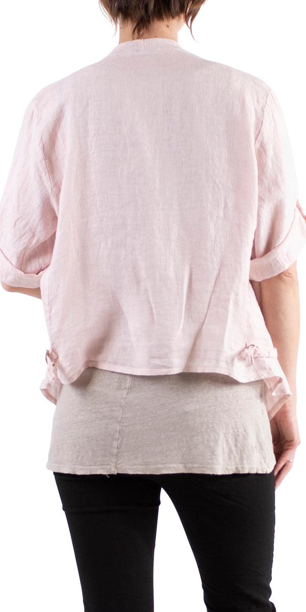 Leggera Jacket - Gigi Moda - Made in Italy # 100% Linen, adjustable, buckles, clothing for women, cuffed-sleeves, Gigi Moda, italian brand, italian clothes, Italian Fashion, Jacket, open jacket