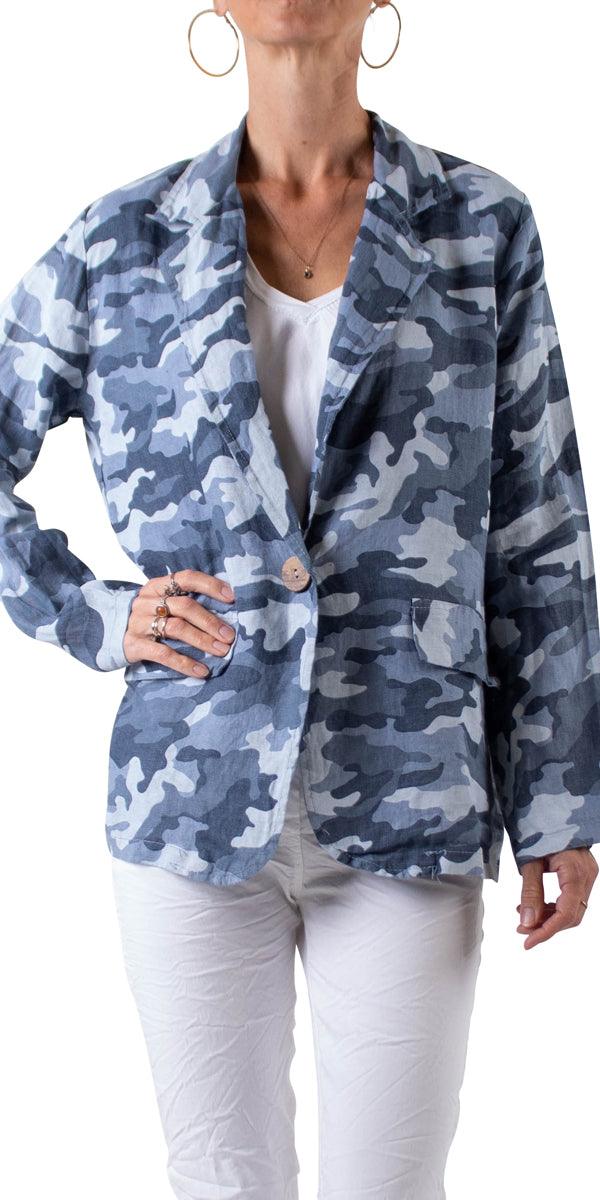 Blue camo clearance blazer