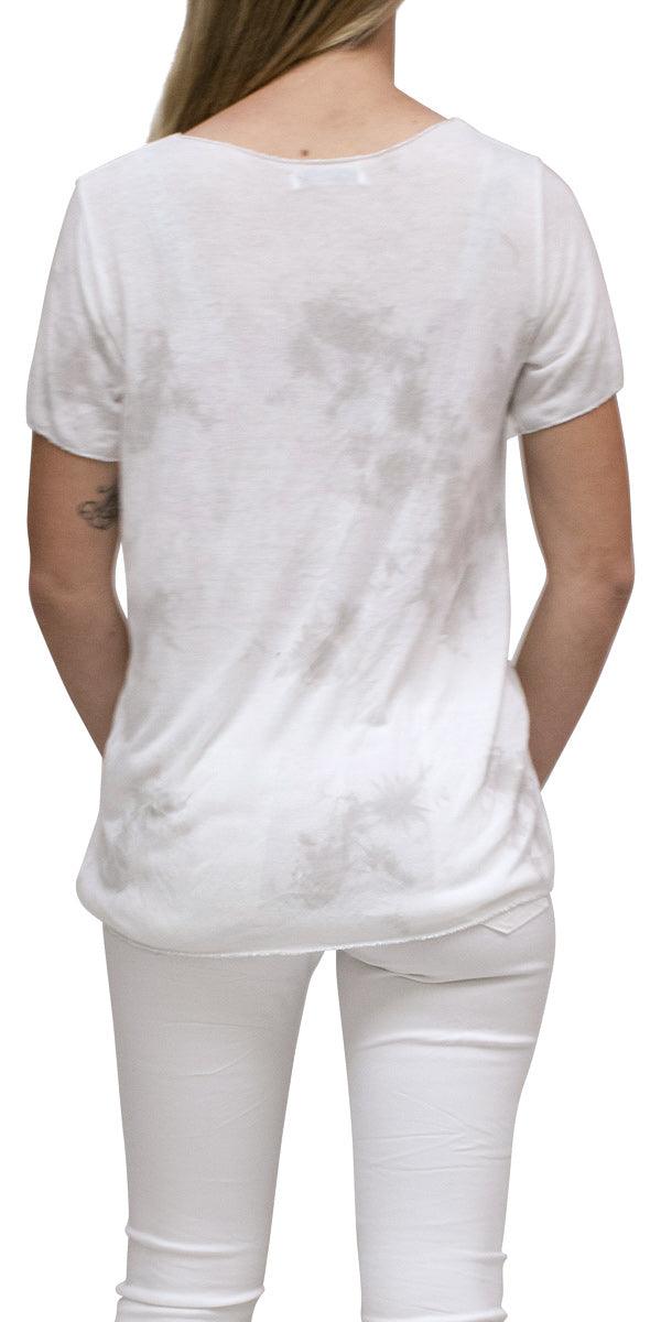 Apuma Tie Dye Top - Gigi Moda - Made in Italy # free shipping, Gigi Moda, italian top, Made in Italy, OS, resort wear, short sleeve, summer, Tie Dye, Top, washable