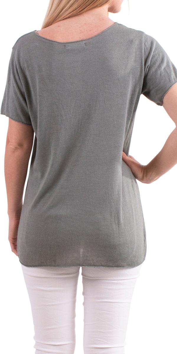 Apuma Rock & Roll Top - Gigi Moda - Made in Italy # casual, casual top, one size, Rock, rock and roll, summer, T Shirt, Top, viscose