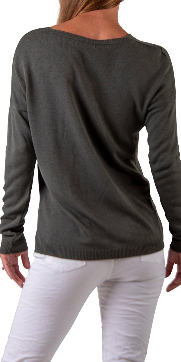 Amore Forte Sweater - Gigi Moda - Made in Italy # Camo print, casual sweater, comforatable fit, Gigi Moda, heart, Italian Sweater, made in italy, shop gigi moda, Sweater, womans clothing