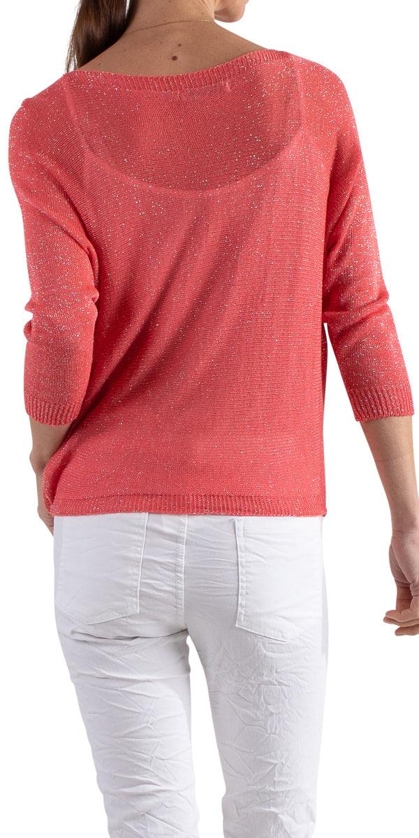 Aliocha Sparkle Light Knit - Gigi Moda - Made in Italy # Black, Comfortable fit, made in italy, Navy, Sweater, Womens Clothing, Womens Tops