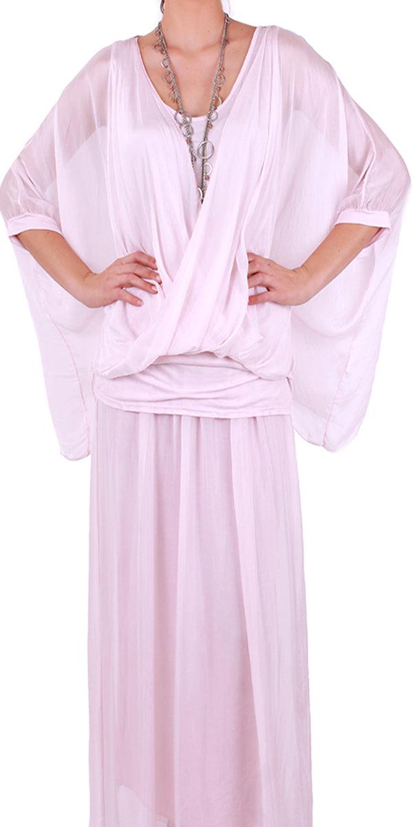 Atila Blouse - Gigi Moda - Made in Italy # 100% Silk, Blouse, Gigi Moda, hand wash, Made in Italy, OS, Silk, Top, washable