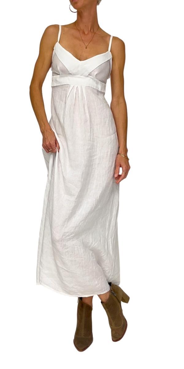 Zora Maxi Dress - Gigi Moda - Made in Italy # 100% Linen, Dress, Linen, Made in Italy, Maxi Dress, Sleeveless