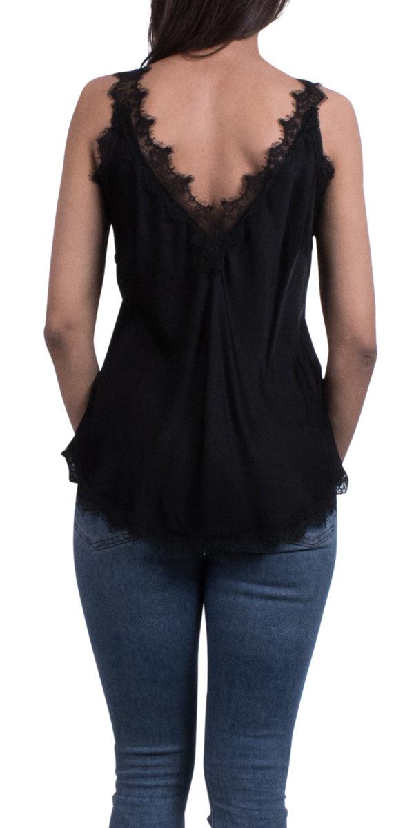 Demi Cami - Gigi Moda - Made in Italy # Blouse, Cami, DEEP V-NECK, free shipping, Gigi Moda, italian top, Made in Italy, OS, resort, resort wear, Top