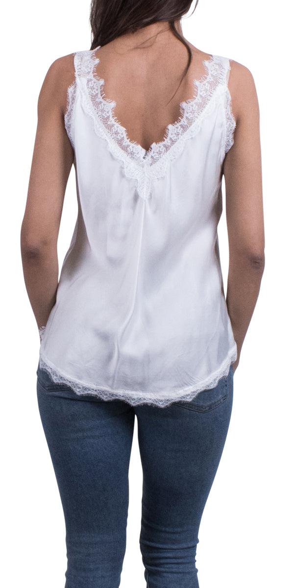 Demi Cami - Gigi Moda - Made in Italy # Blouse, Cami, DEEP V-NECK, free shipping, Gigi Moda, italian top, Made in Italy, OS, resort, resort wear, Top