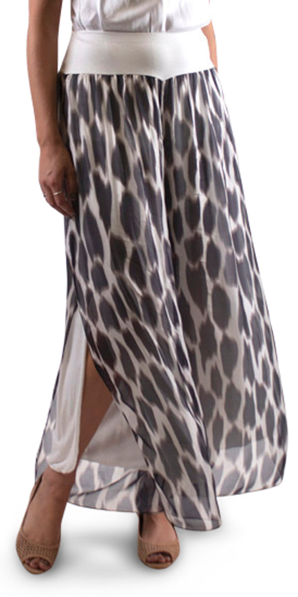 Jasmin Digital Dot Slit Pant