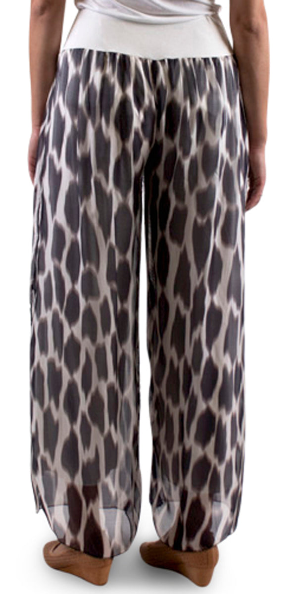 Jasmin Digital Dot Slit Pant
