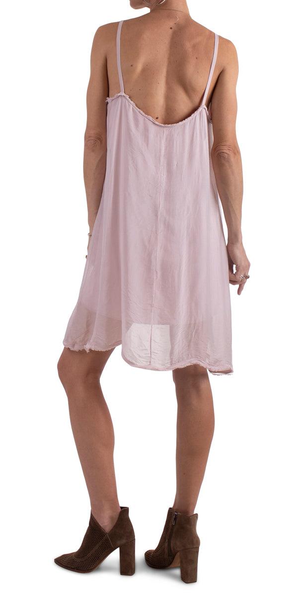 Dara Spaghetti Strap Dress - Gigi Moda - Made in Italy # 100% Silk, Dress, new, resort wear, Silk, Sleeveless, summer