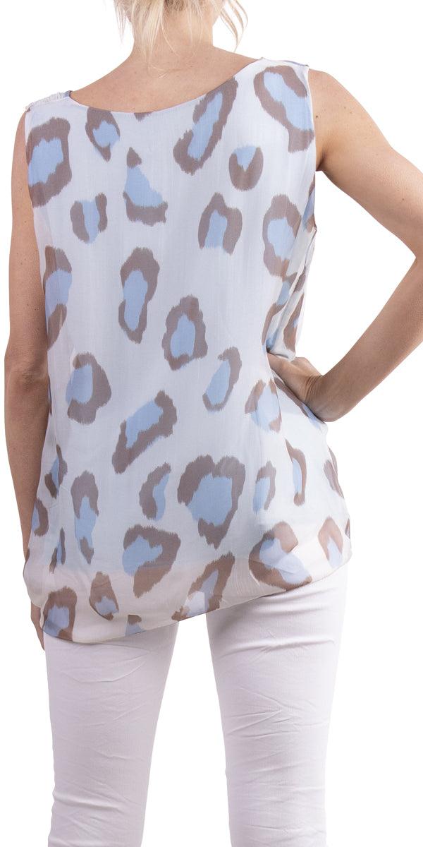 Isola Silk Tank - Gigi Moda - Made in Italy # 