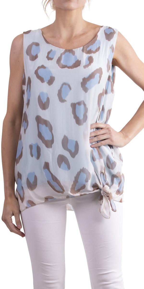 Isola Silk Tank - Gigi Moda - Made in Italy # 