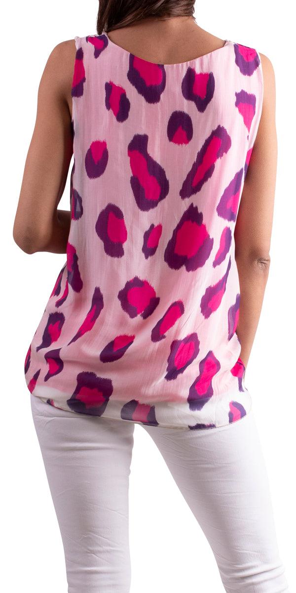 Isola Silk Tank - Gigi Moda - Made in Italy # 